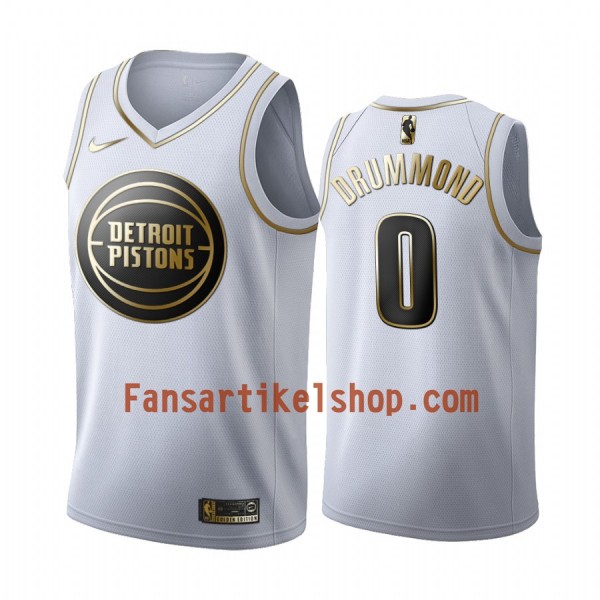NBA Detroit Pistons Trikot Andre Drummond 0 Nike 2019-2020 Weiß Golden Edition Swingman - Herren NBA Detroit Pistons Trikot Andre Drummond 0 Nike 2019-2020 Weiß Golden Edition Swingman - Herren